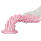 Stretch Vibration Textured Silicone Dildo with Remote Control & Suction Base - Tarisss Sex Toy Store