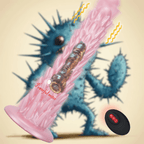 Stretch Vibration Textured Silicone Dildo with Remote Control & Suction Base - Tarisss Sex Toy Store