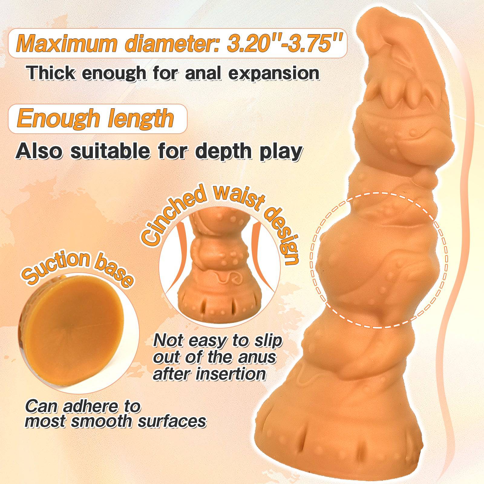 Sun Crow 13 Inch Fantasy Knot Dildo - Tarisss Sex Toy Store