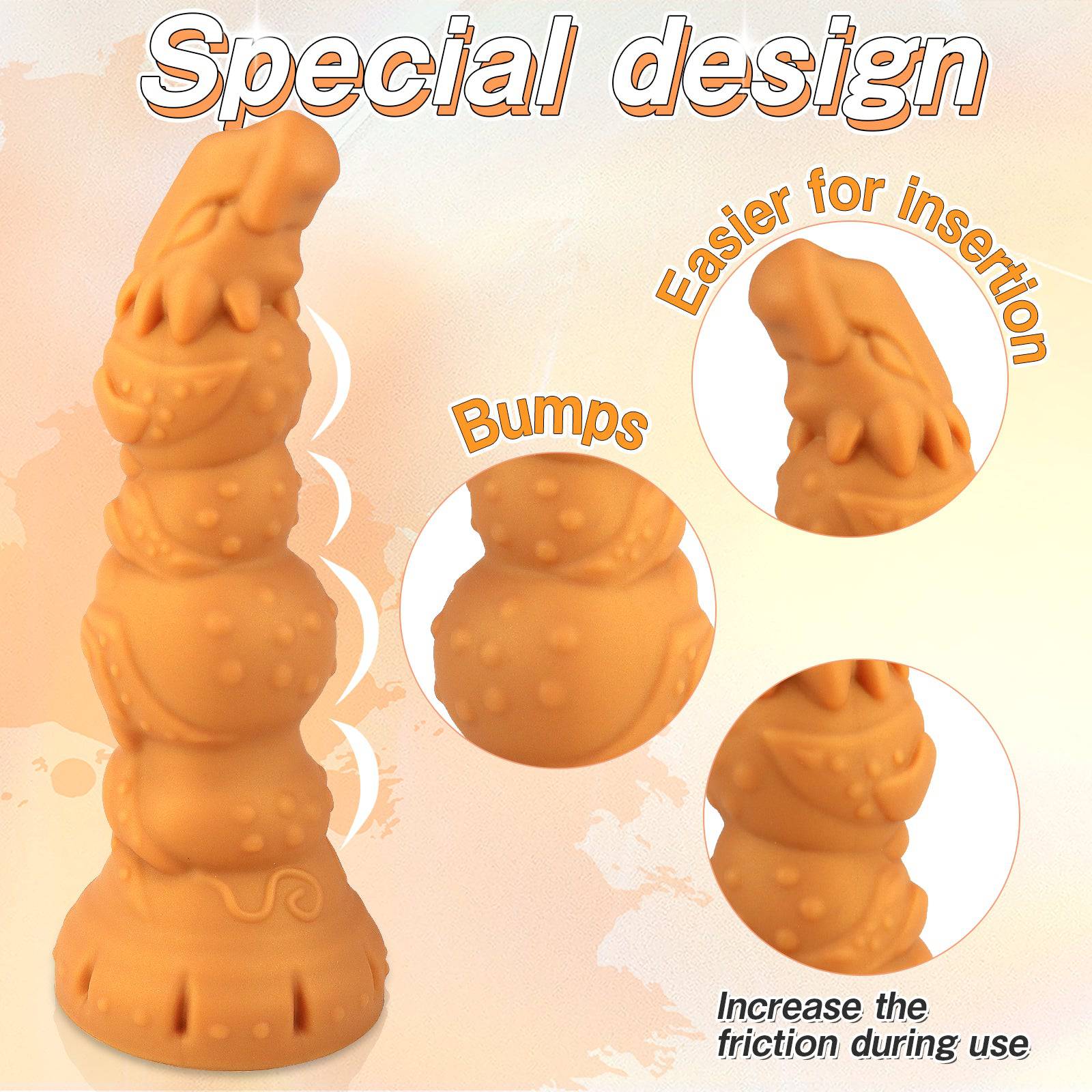 Sun Crow 13 Inch Fantasy Knot Dildo - Tarisss Sex Toy Store