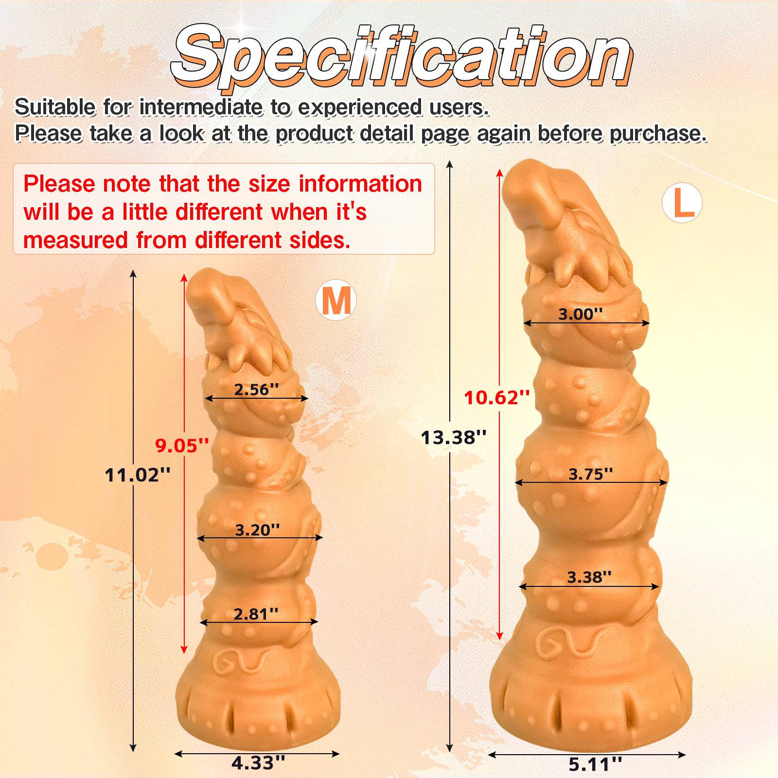 Sun Crow 13 Inch Fantasy Knot Dildo - Tarisss Sex Toy Store