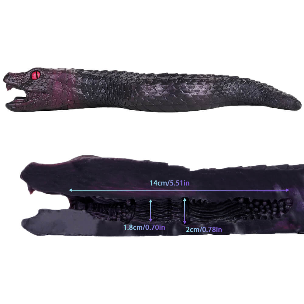 Swamp Viper Fantasy Animal Silicone Male Manual Masturbator - Tarisss Sex Toy Store