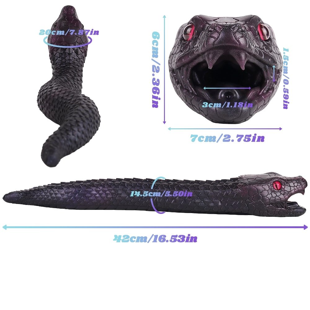 Swamp Viper Fantasy Animal Silicone Male Manual Masturbator - Tarisss Sex Toy Store
