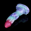 Deep Blue Dragon Dildo with Locking Knot – Platinum Silicone Fantasy G-Spot & Anal Toy | Domlust