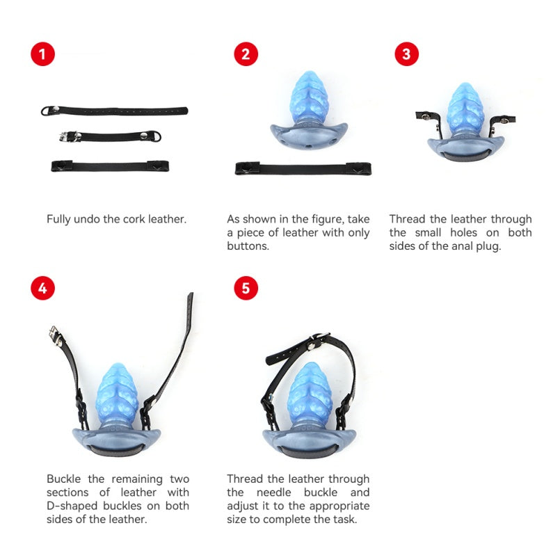 Fantasy Silicone Tentacle Butt Plug Dildo – Anchor-Base Strap-On Tool with Deep-Sea Aesthetic