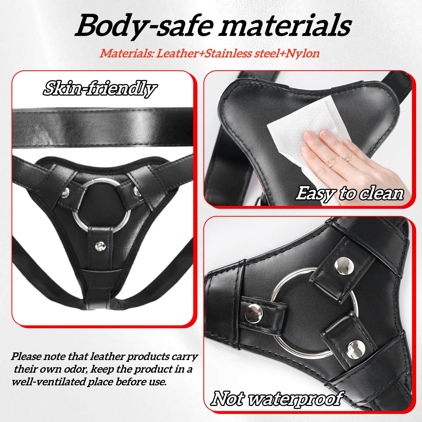 TaRiss's® Adjustable Strap On Harness for Men and Women 4 - piece Set - Tarisss Sex Toy Store
