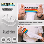 Tariss's Customized Rainbow White Socks - Tarisss Sex Toy Store