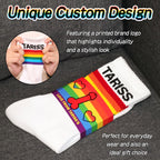 Tariss's Customized Rainbow White Socks - Tarisss Sex Toy Store