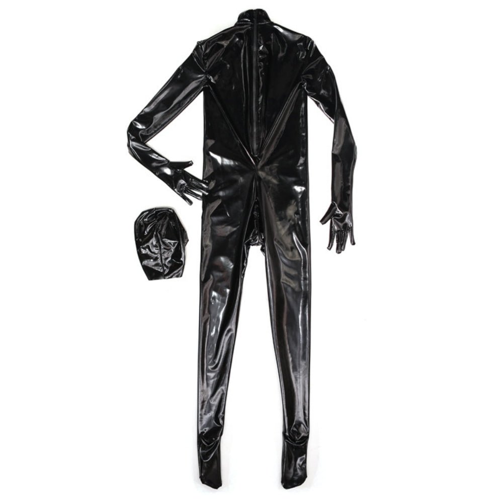 TaRiss's® Latex Black Bodysuit for BDSM Role Play Sex Game - Tarisss Sex Toy Store