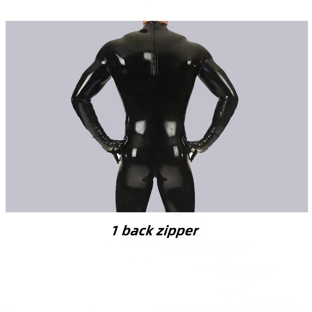 TaRiss's® Latex Black Bodysuit for BDSM Role Play Sex Game - Tarisss Sex Toy Store