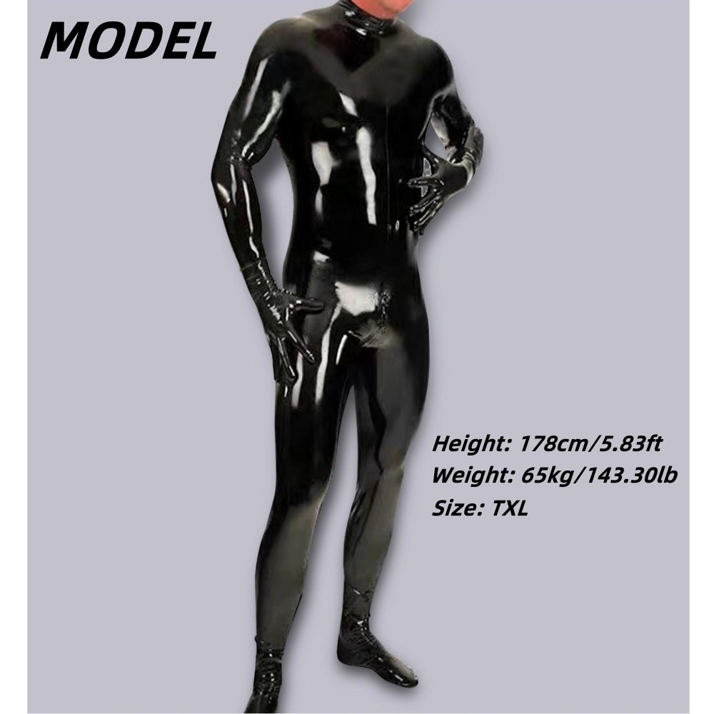 TaRiss's® Latex Black Bodysuit for BDSM Role Play Sex Game - Tarisss Sex Toy Store