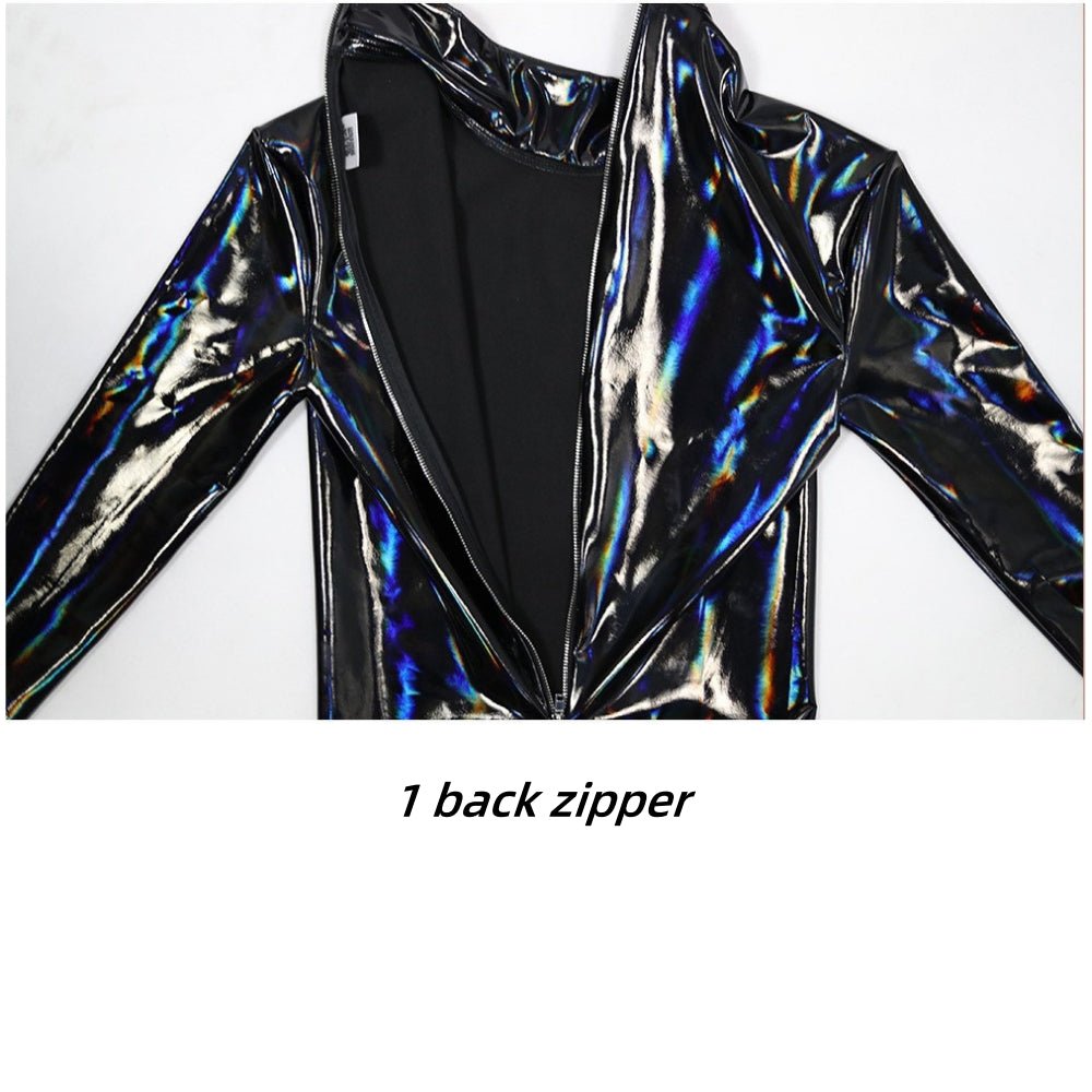 TaRiss's® Latex Bodysuit Shining with Rainbow Colors Suitable for BDSM Role Play Sexy Game - Tarisss Sex Toy Store