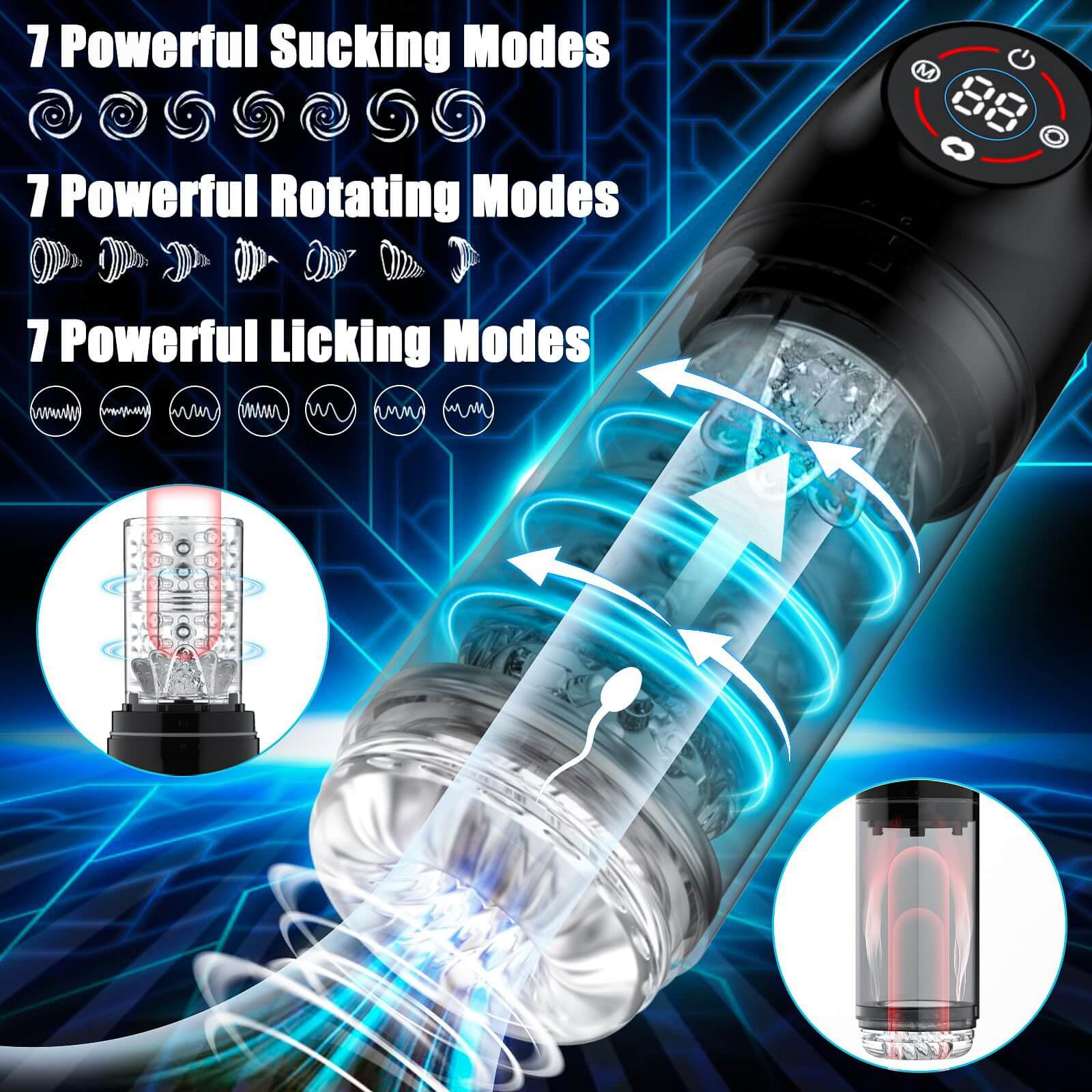 TaRiss's® Penis Pump Automatic Male Masturbator for Men - Tarisss Sex Toy Store
