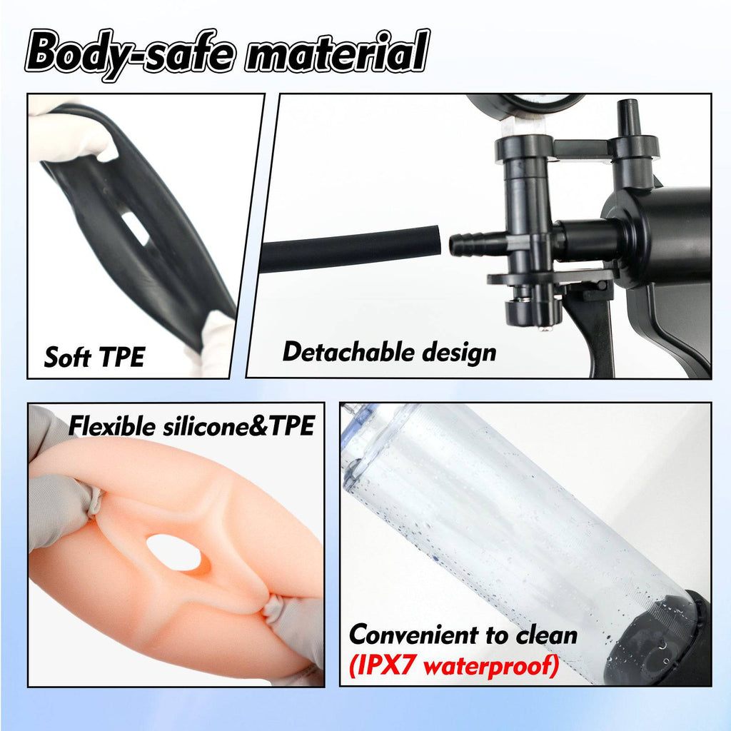 TaRiss's Penis Pump Manual Vacuum Pump Penis Enlarger Adult Sex Toy for Men - Tarisss Sex Toy Store