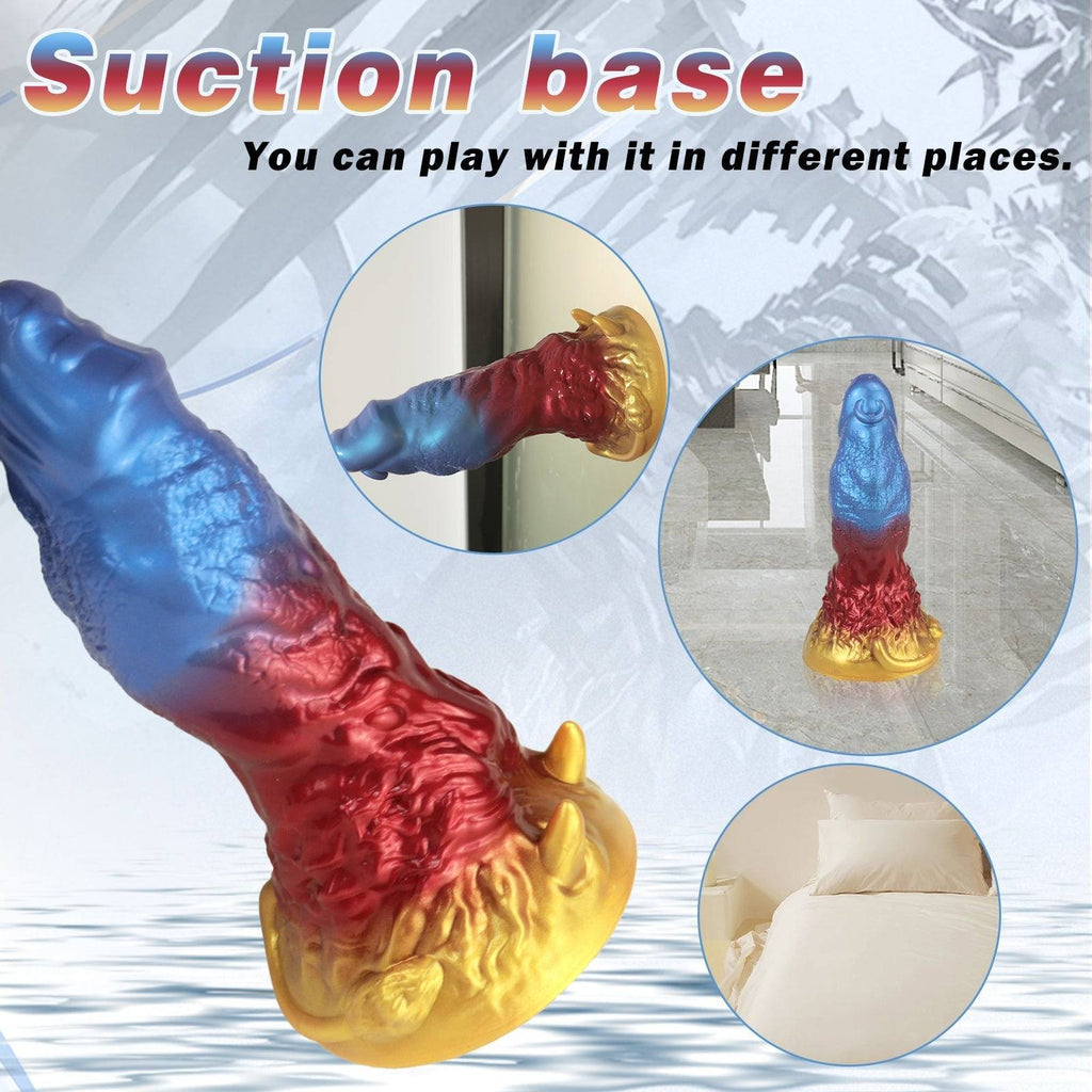 TaRiss's® Smart Silicone Anal Dildo with Suction Cup Base L 10.43'' "Gelato" - Tarisss Sex Toy Store