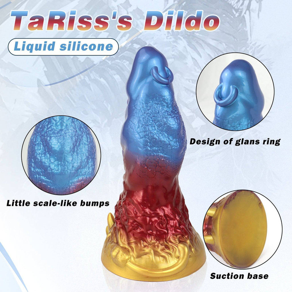 TaRiss's® Smart Silicone Anal Dildo with Suction Cup Base L 10.43'' "Gelato" - Tarisss Sex Toy Store