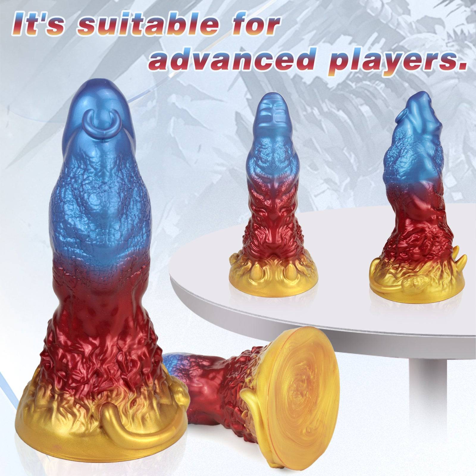 TaRiss's® Smart Silicone Anal Dildo with Suction Cup Base L 10.43'' "Gelato" - Tarisss Sex Toy Store