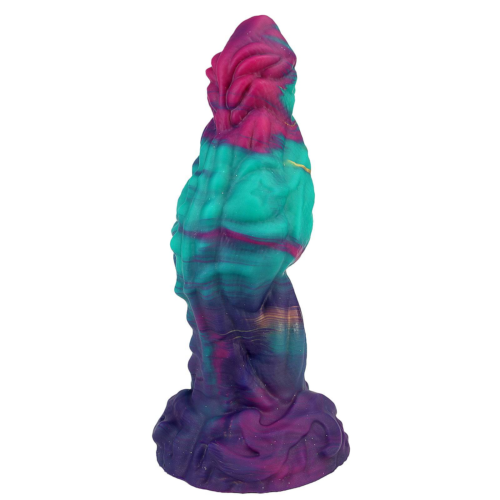 TaRiss's® Smart Silicone Anal Plug Fantasy Dildo with Suction Cup Base “Green Bean Monster” - Tarisss Sex Toy Store