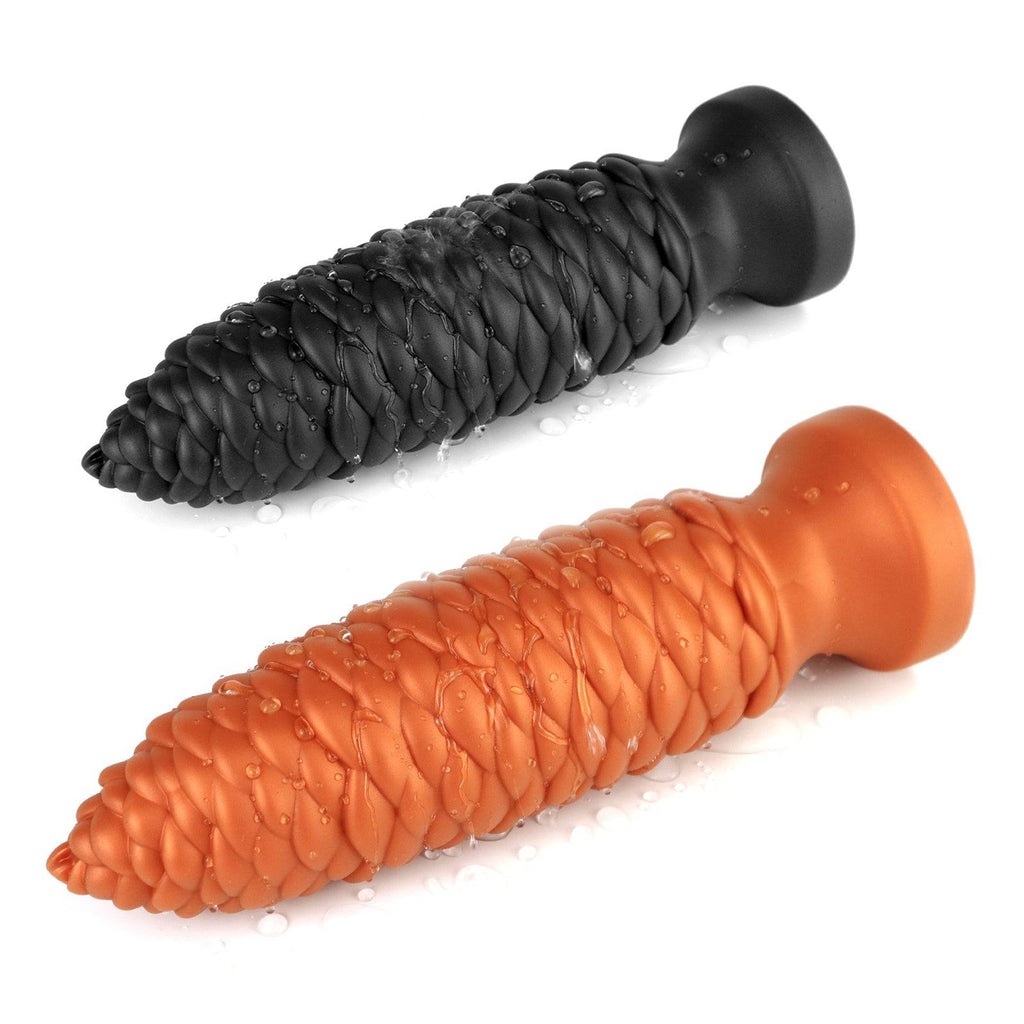 TaRiss's® Smart Silicone Anal Plug with Strong Suction Cup Base "Pinecone II" - Tarisss Sex Toy Store