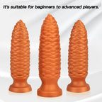 TaRiss's® Smart Silicone Anal Plug with Strong Suction Cup Base "Pinecone II" - Tarisss Sex Toy Store