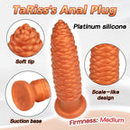 TaRiss's® Smart Silicone Anal Plug with Strong Suction Cup Base "Pinecone II" - Tarisss Sex Toy Store