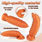 TaRiss's® Smart Silicone Anal Plug with Strong Suction Cup Base "Pinecone II" - Tarisss Sex Toy Store