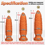 TaRiss's® Smart Silicone Anal Plug with Strong Suction Cup Base "Pinecone II" - Tarisss Sex Toy Store