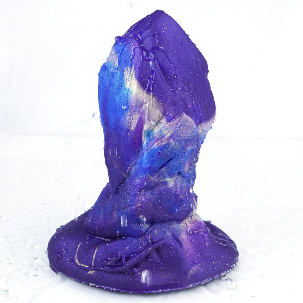 TaRiss's® Smart Silicone Anal Plug with Suction Cup Base L 9.05 Inch “Purple Diamond" - Tarisss Sex Toy Store