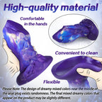 TaRiss's® Smart Silicone Anal Plug with Suction Cup Base L 9.05 Inch “Purple Diamond" - Tarisss Sex Toy Store