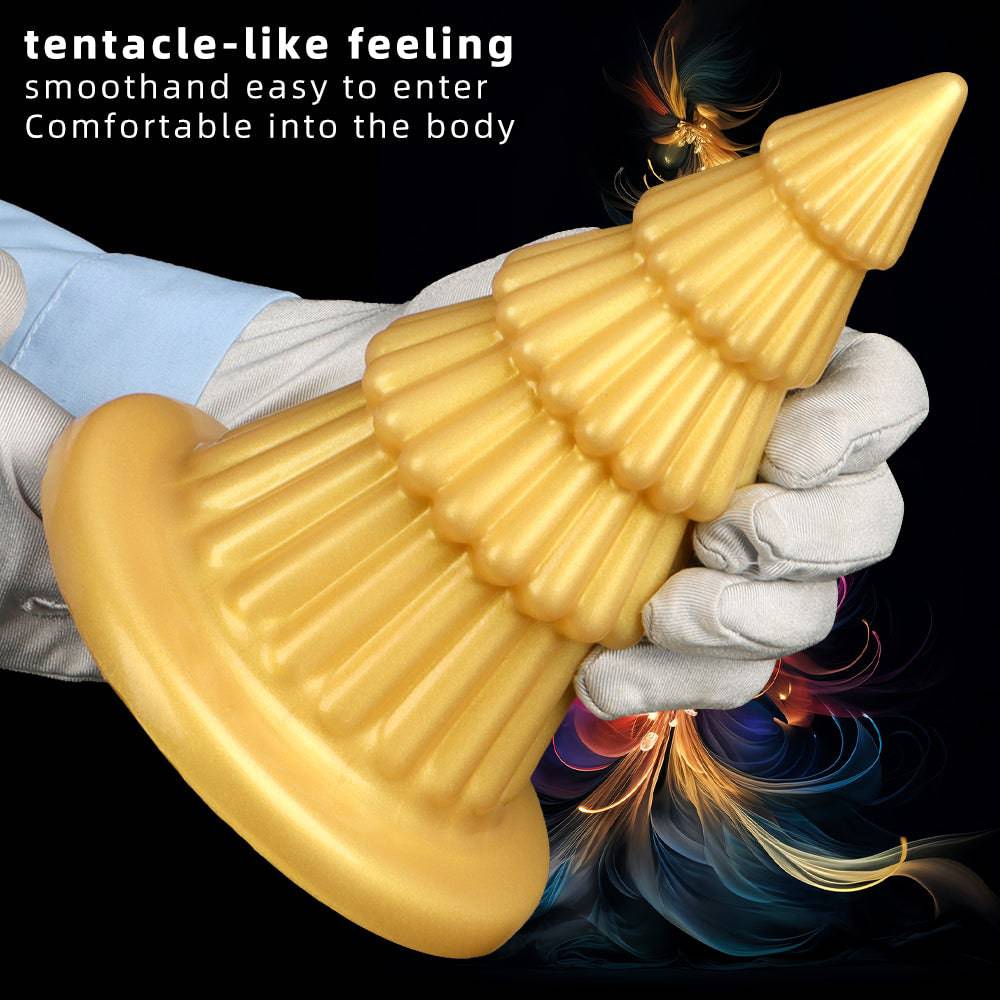 TaRiss's® Smart Silicone Anal Plug with Wide Suction Base Christmas Dildos"Geisha" - Tarisss Sex Toy Store