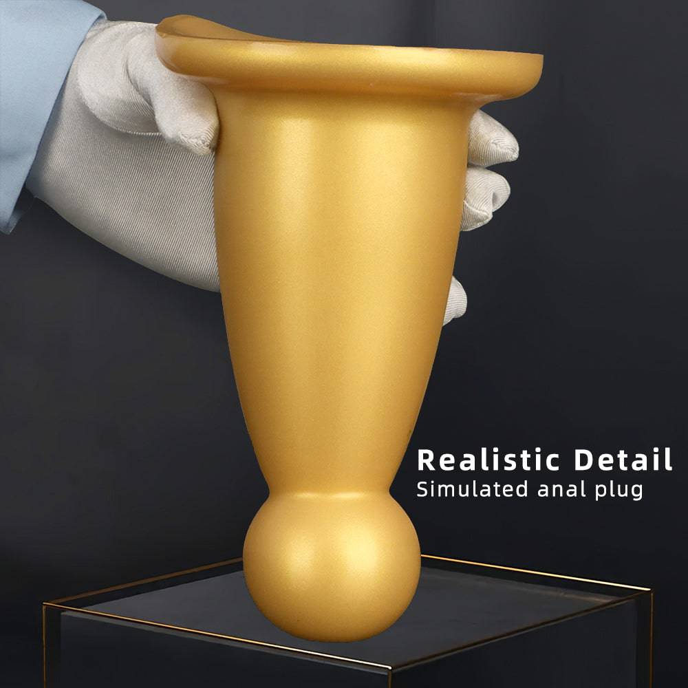 TaRiss's® Smart Silicone Anal Plug with Wide Suction Base Silicone Christmas Dildos “Jingle Bells” - Tarisss Sex Toy Store