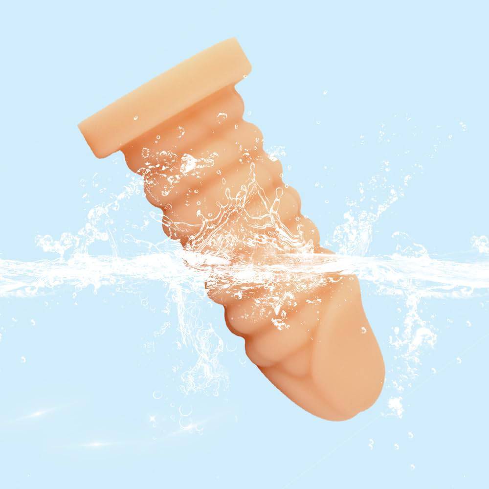 TaRiss's® Smart Silicone Dildo with Vibrator Vibrator with 10 Vibration Modes Plug with Suction Cup Design Beige - Tarisss Sex Toy Store