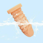 TaRiss's® Smart Silicone Dildo with Vibrator Vibrator with 10 Vibration Modes Plug with Suction Cup Design Beige - Tarisss Sex Toy Store