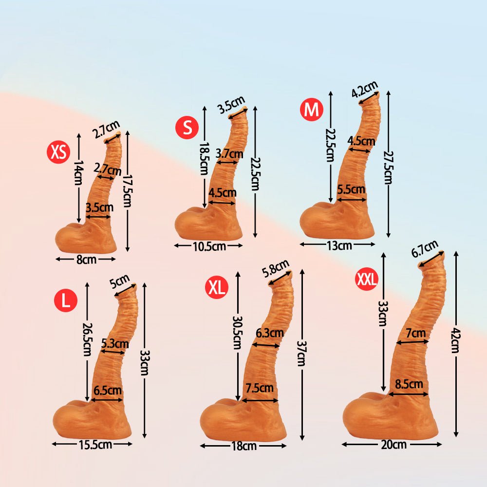 TaRiss's® Smart Silicone Elephant Shape Dildo Plug "Elephant Nose" - Tarisss Sex Toy Store
