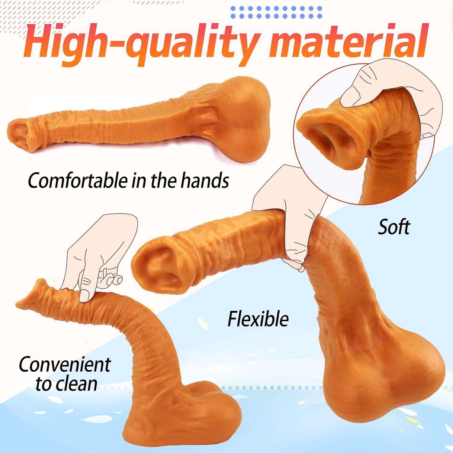 TaRiss's® Smart Silicone Elephant Shape Dildo Plug "Elephant Nose" - Tarisss Sex Toy Store