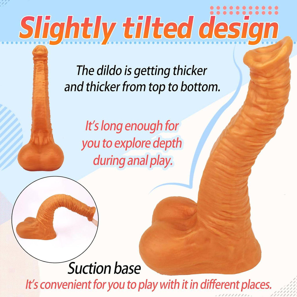 TaRiss's® Smart Silicone Elephant Shape Dildo Plug "Elephant Nose" - Tarisss Sex Toy Store
