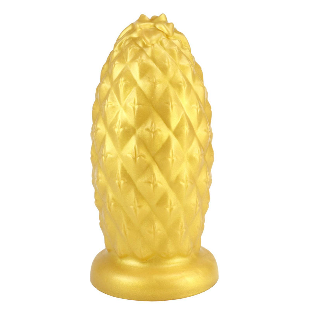 TaRiss's® Smart Silicone Huge Anal Plug with Suction Base Pineapple Shape Dildo for Advanced Players - Tarisss Sex Toy Store
