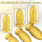 TaRiss's® Smart Silicone Huge Anal Plug with Suction Base Pineapple Shape Dildo for Advanced Players - Tarisss Sex Toy Store