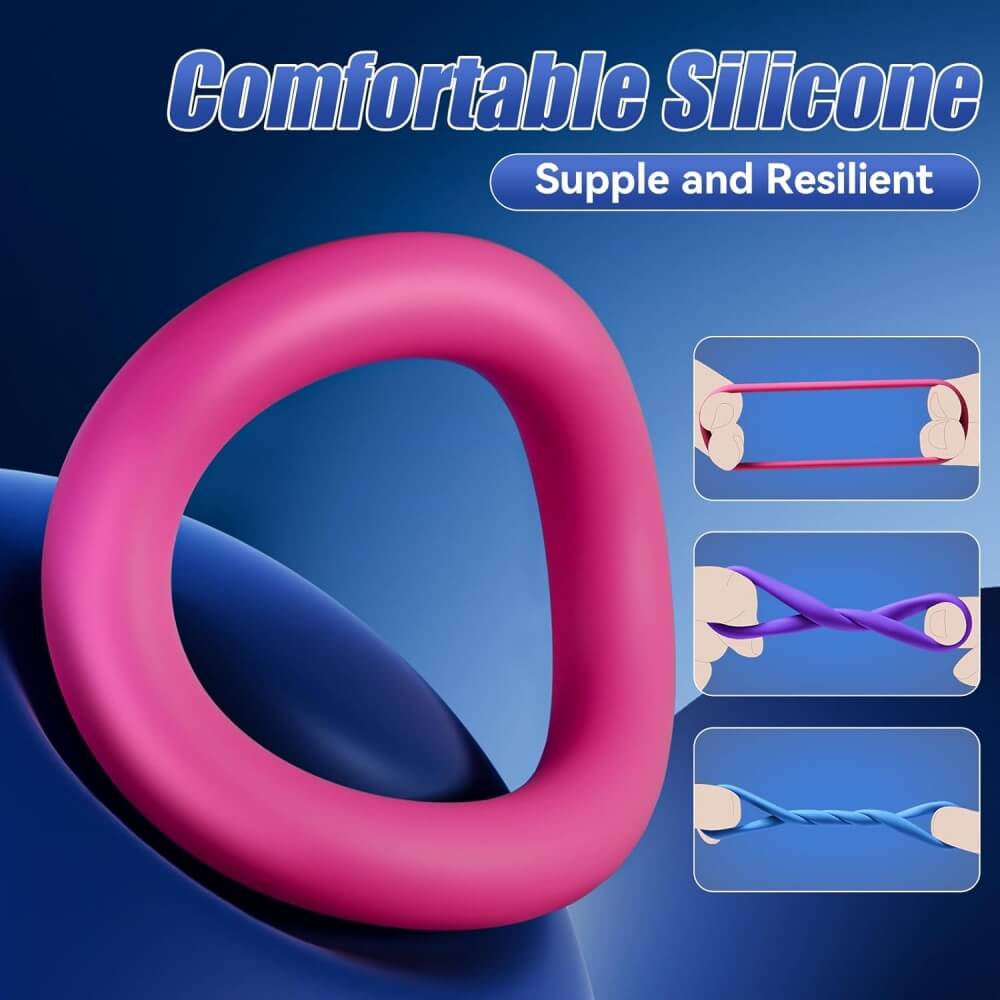 TaRiss's® Smart Silicone Penis Rings 3 - Piece Set - Tarisss Sex Toy Store