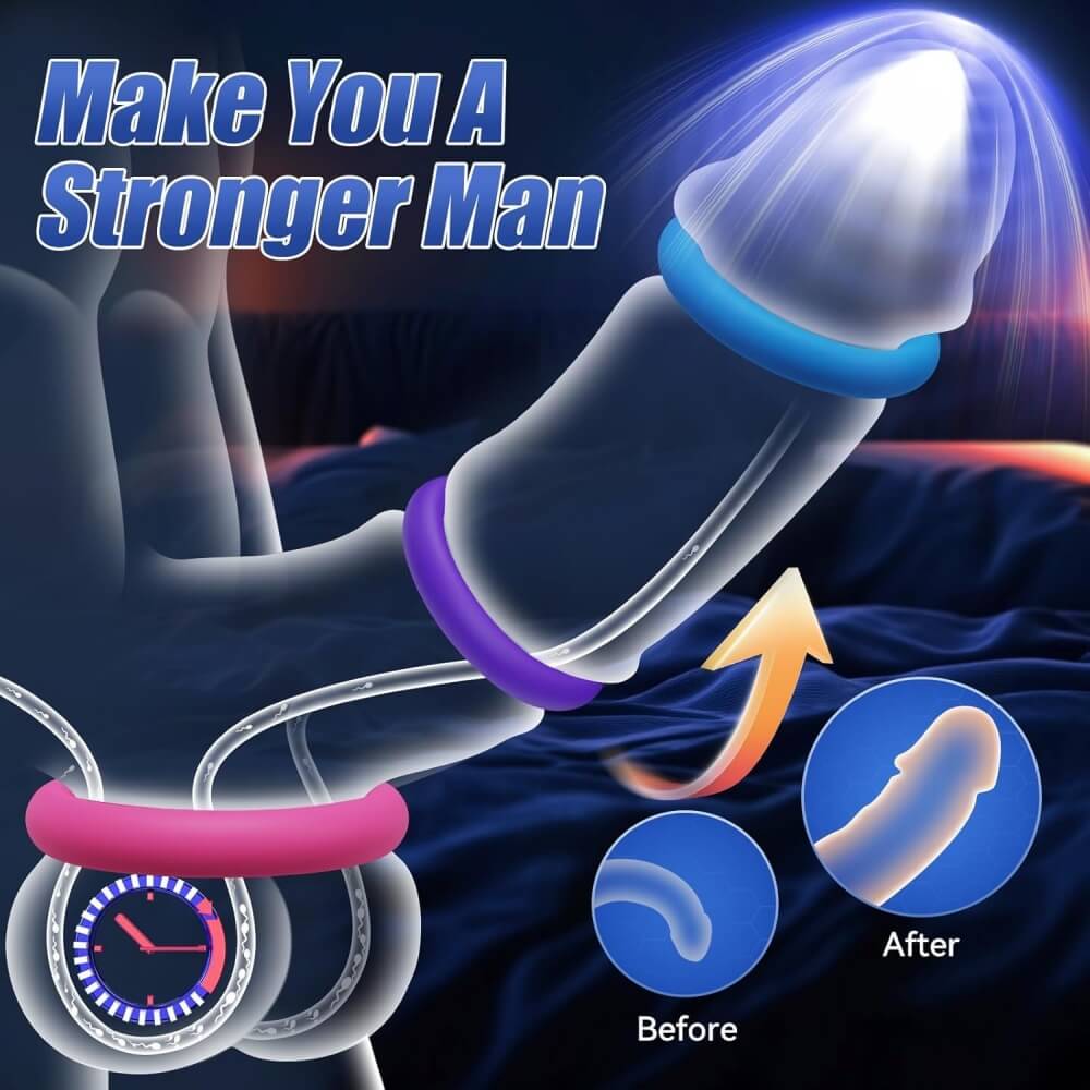 TaRiss's® Smart Silicone Penis Rings 3 - Piece Set - Tarisss Sex Toy Store