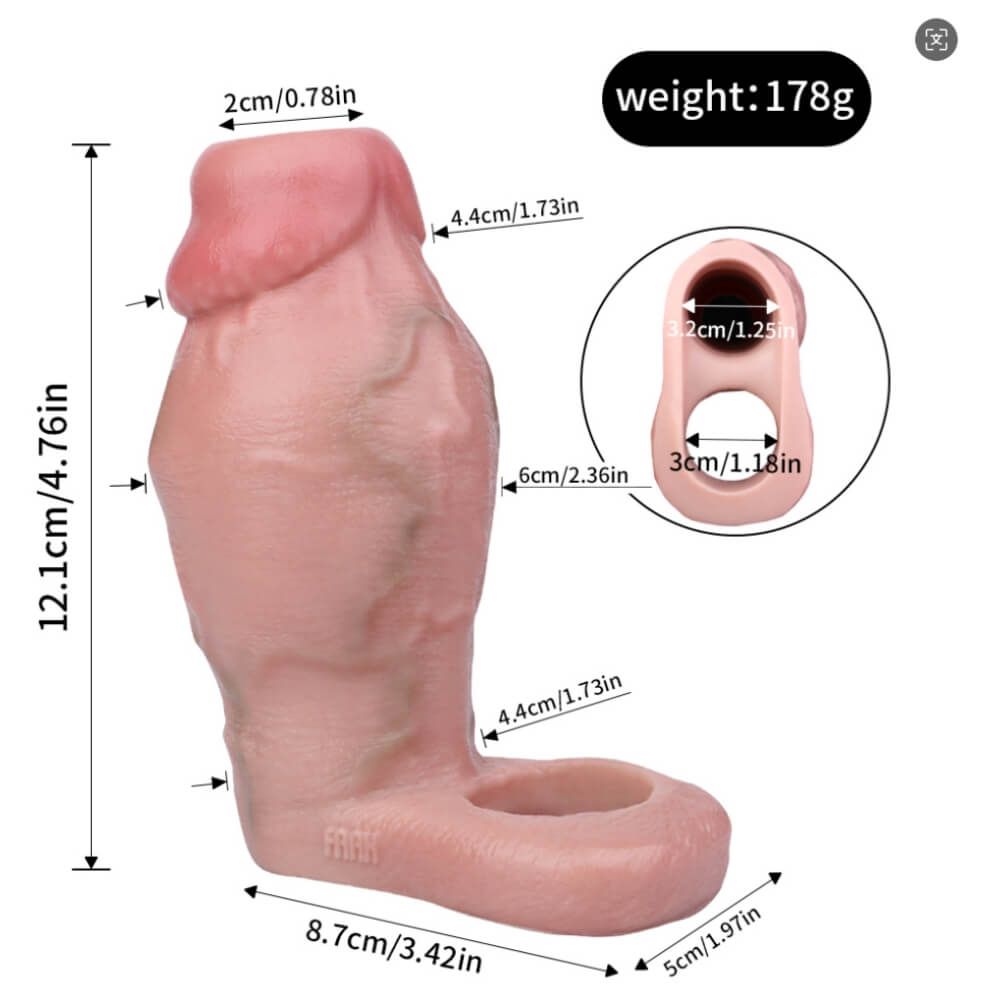 TaRiss's® Smart Silicone Penis Sleeve - Tarisss Sex Toy Store
