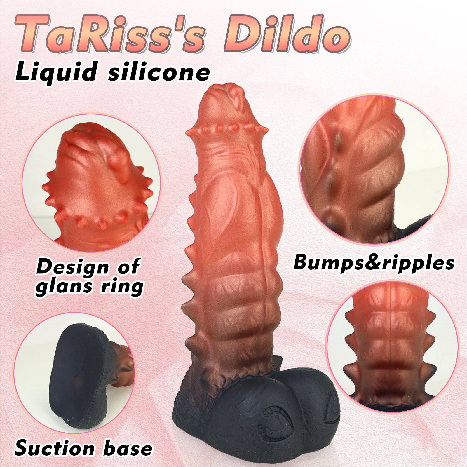 TaRiss's® Smart Silicone Perfect Fit Dildo - Textured, Safe, with Suction Base “Muscle Man" - Tarisss Sex Toy Store
