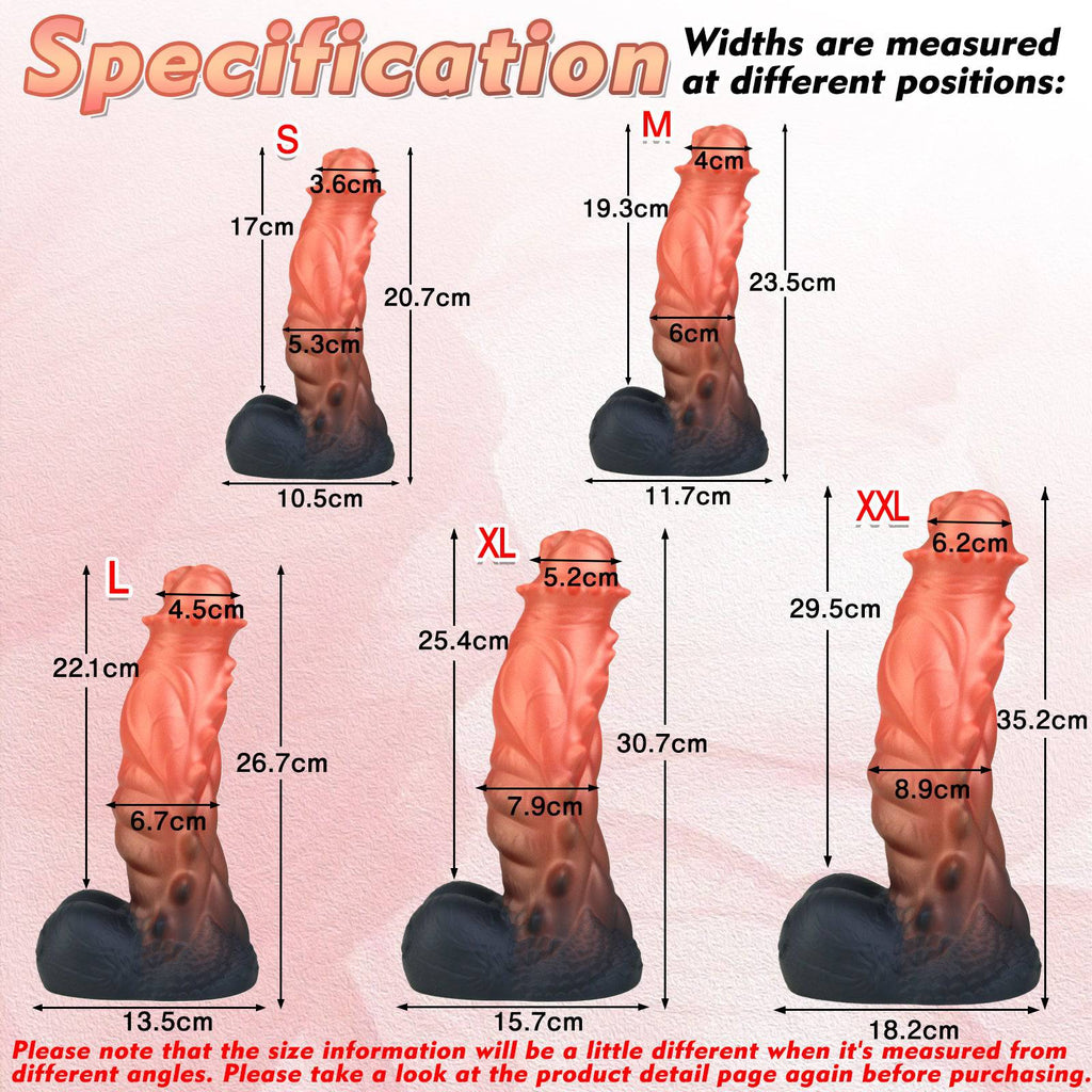 TaRiss's® Smart Silicone Perfect Fit Dildo - Textured, Safe, with Suction Base “Muscle Man" - Tarisss Sex Toy Store