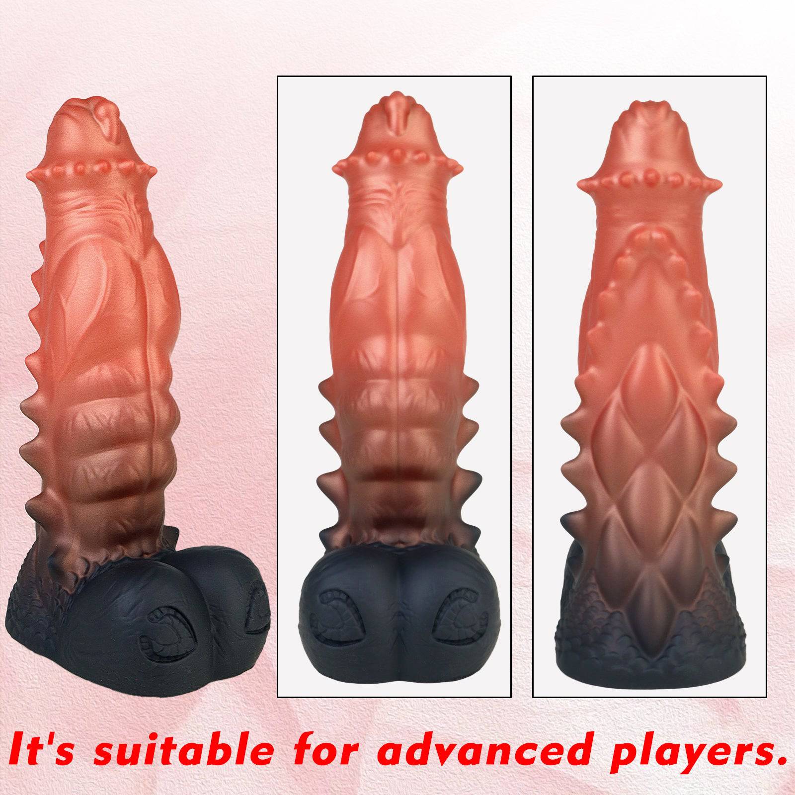 TaRiss's® Smart Silicone Perfect Fit Dildo - Textured, Safe, with Suction Base “Muscle Man" - Tarisss Sex Toy Store