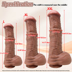 TaRiss's® Smart Silicone Realistic Dildo with Suction Cup Base - Tarisss Sex Toy Store
