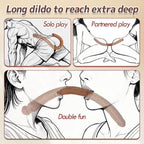 TaRiss's® Smart Silicone Realistic Double Ended Dildo Silicone Dual Density Dildo - Tarisss Sex Toy Store