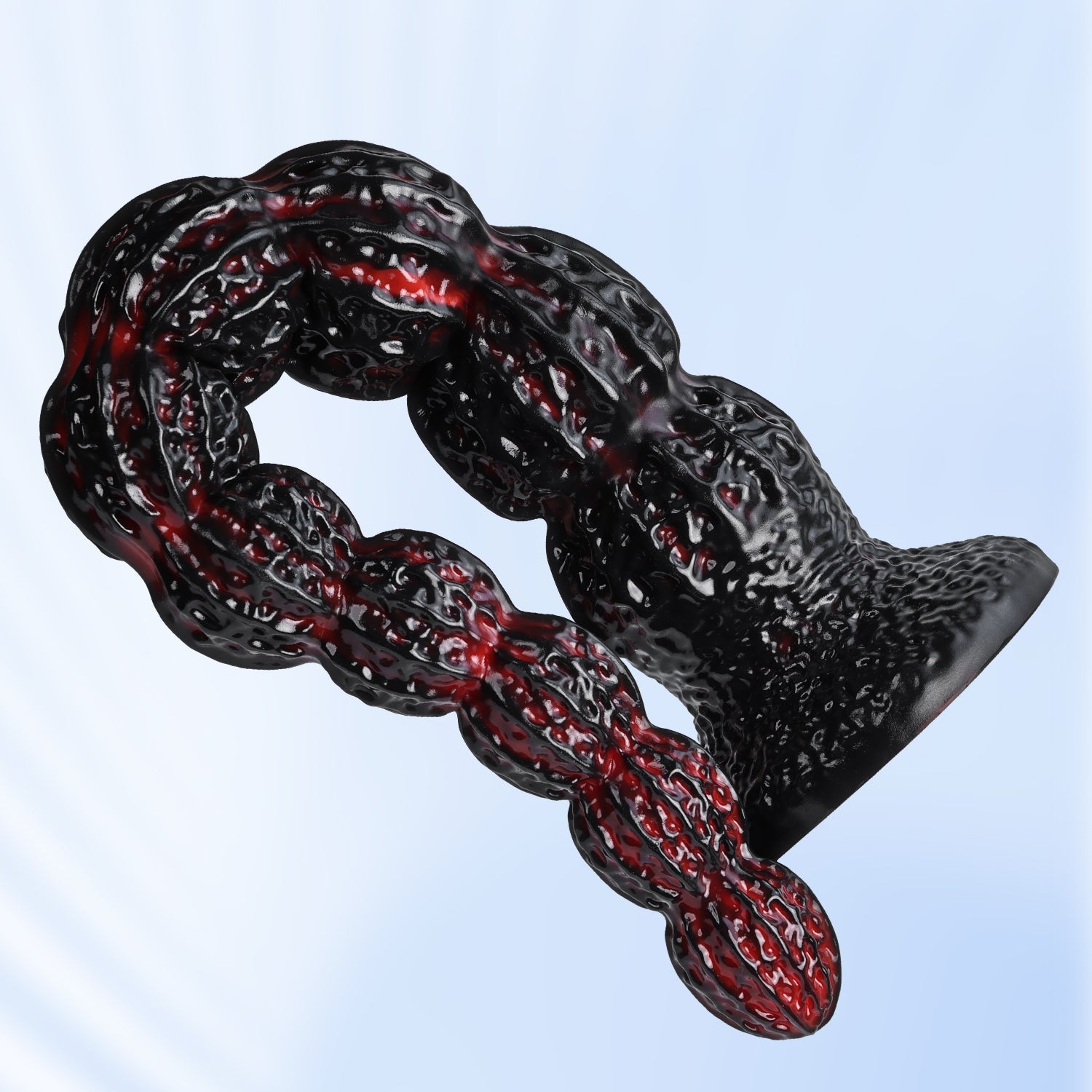Textured Extra - Long Silicone Dildo with Suction Cup Base - Tarisss Sex Toy Store