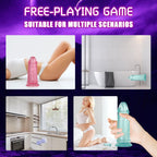 Textured Glass Anal Plug with Suction Cup - Realistic Glans Dildo Anal Trainer - Tarisss Sex Toy Store