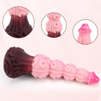 Textured Pink Silicone Dildo with Suction Cup - Tarisss Sex Toy Store
