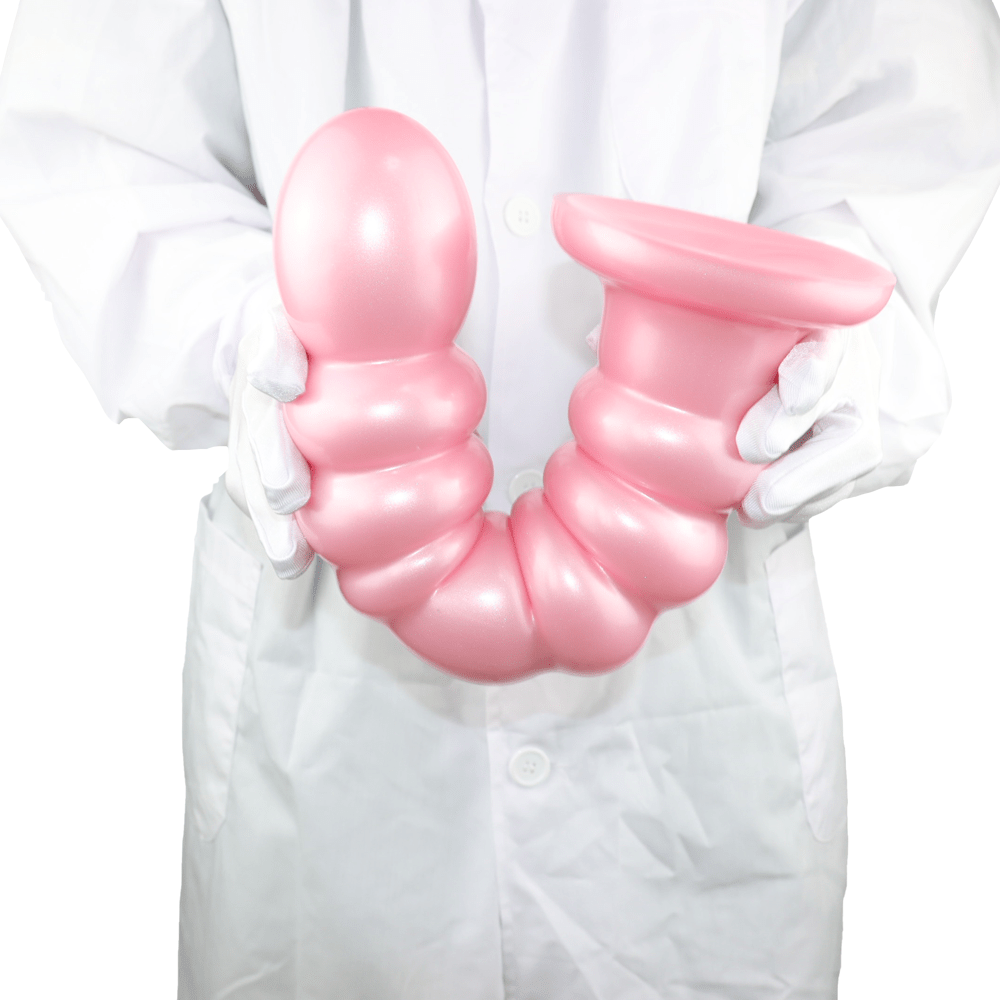 Textured Silicone Anal Plug with Beaded Shaft and Suction Cup Base - Tarisss Sex Toy Store
